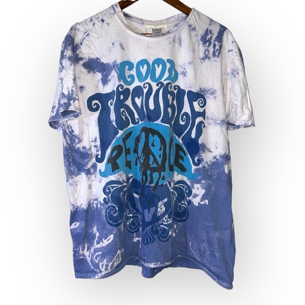 Urban outfitters | Project social t good trouble tie dye tee SIZE OS